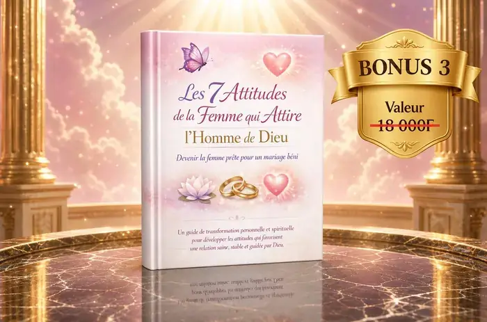 Bonus 3 — LES 7 ATTITUDES DE LA FEMME QUI ATTIRE L'HOMME DE DIEU
